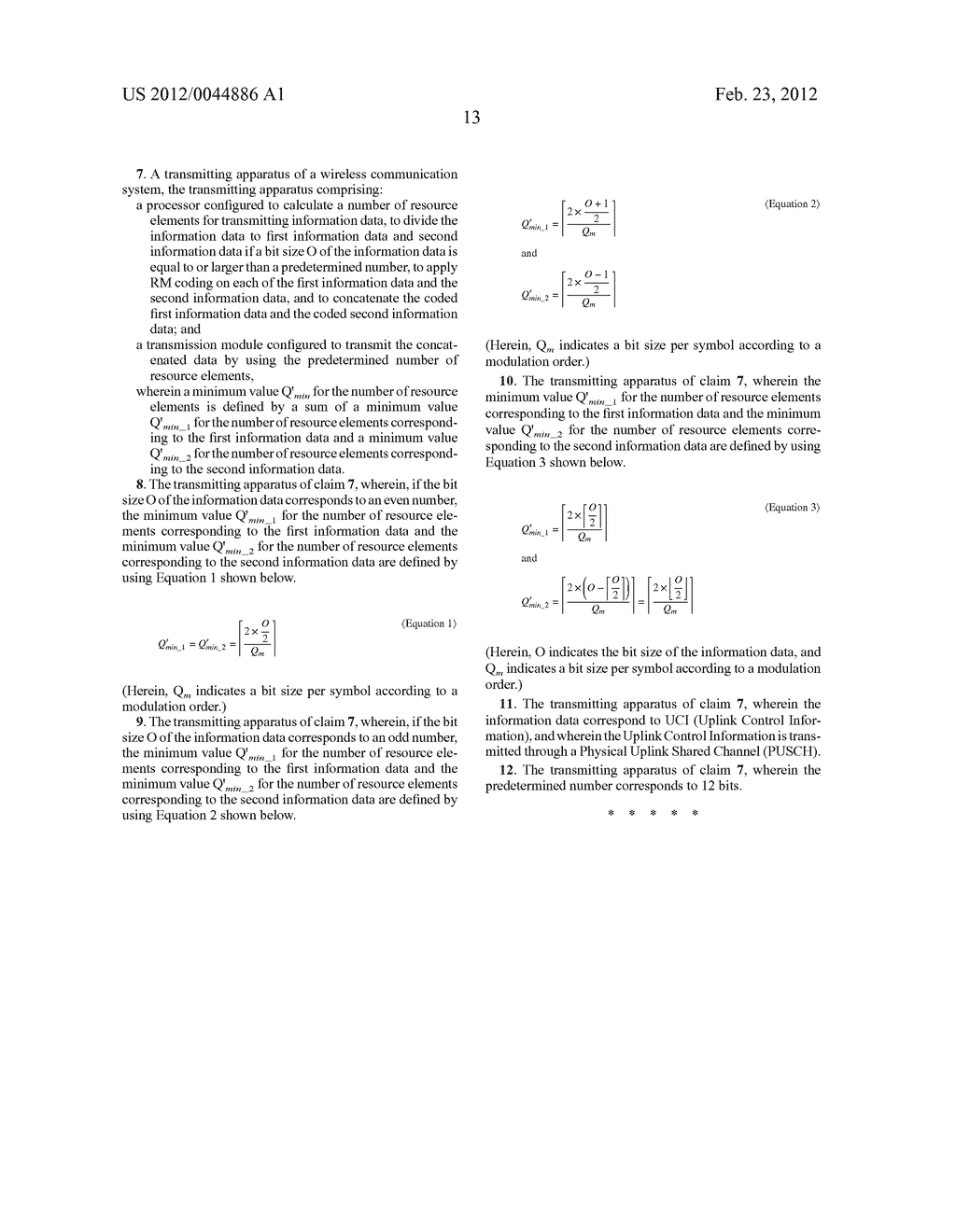 METHOD FOR TRANSMITTING CONTROL INFORMATION IN WIRELESS COMMUNICATION     SYSTEM AND APPARATUS THEREFOR - diagram, schematic, and image 33