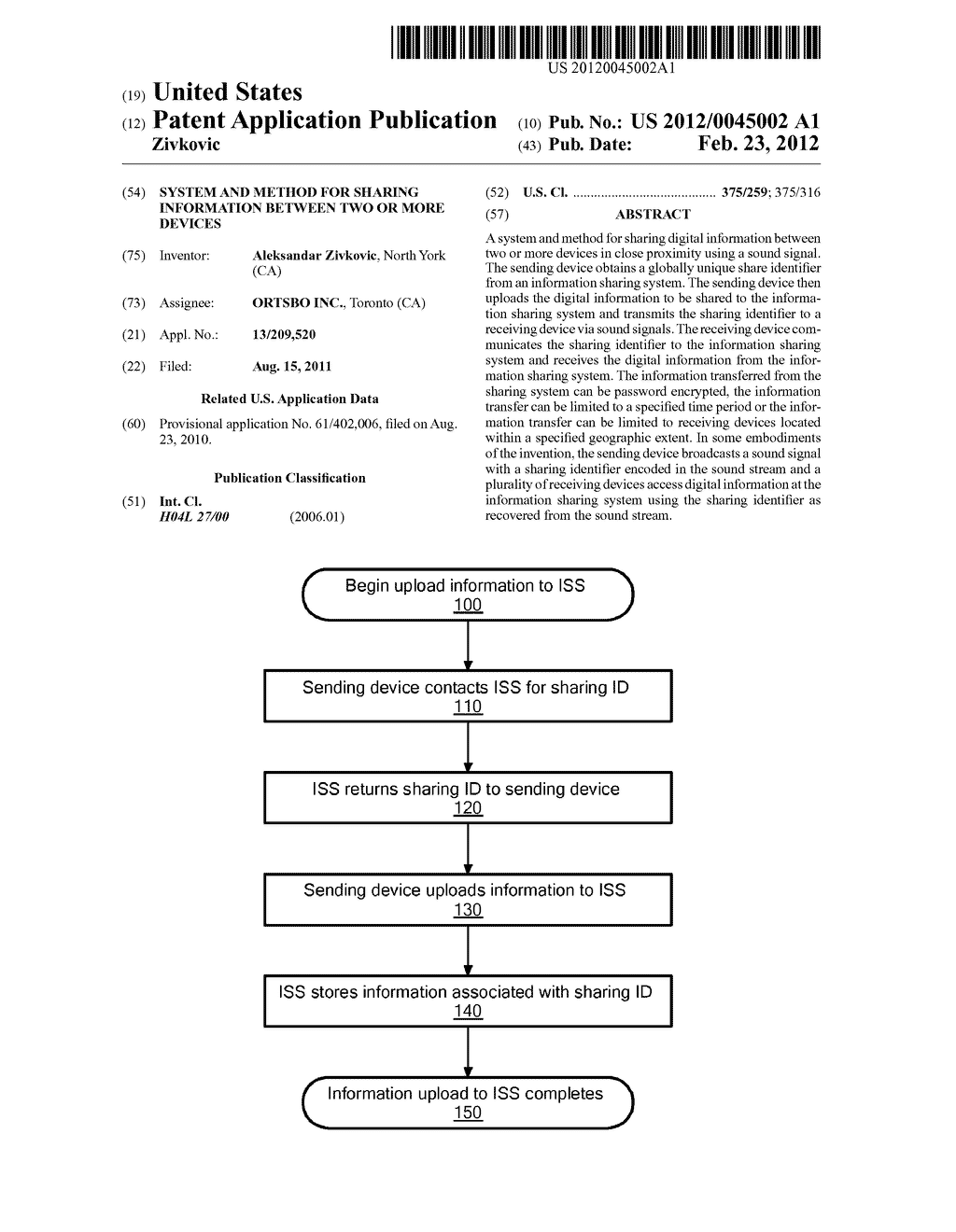 System and Method for Sharing Information Between Two or More Devices - diagram, schematic, and image 01