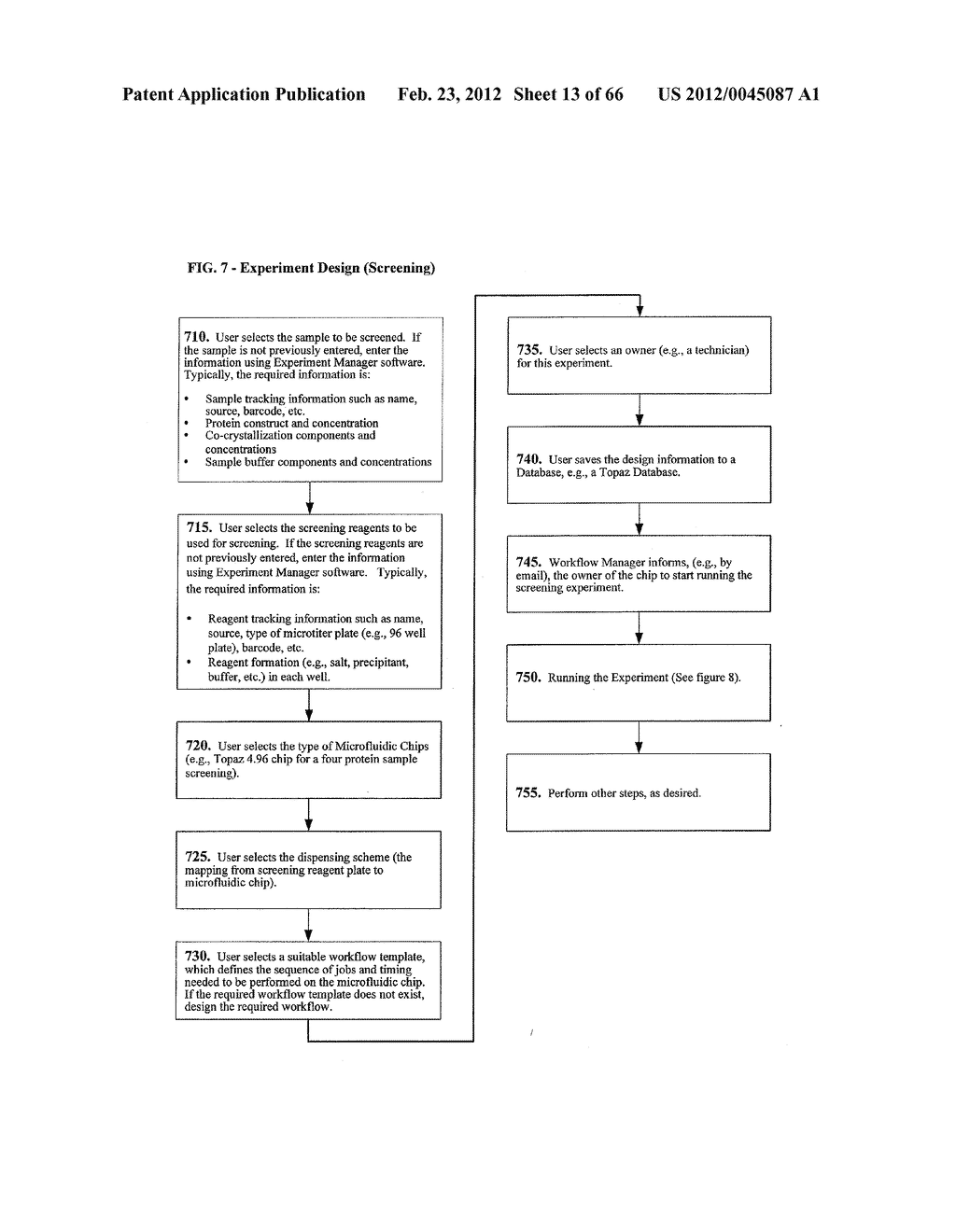 ANALYSIS ENGINE AND DATABASE FOR MANIPULATING PARAMETERS FOR FLUIDIC     SYSTEMS ON A CHIP - diagram, schematic, and image 14