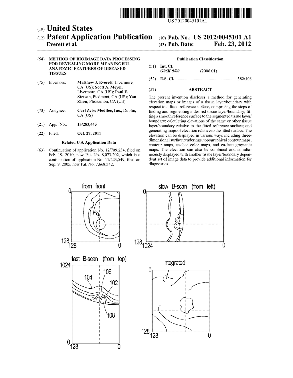 METHOD OF BIOIMAGE DATA PROCESSING FOR REVEALING MORE MEANINGFUL ANATOMIC     FEATURES OF DISEASED TISSUES - diagram, schematic, and image 01