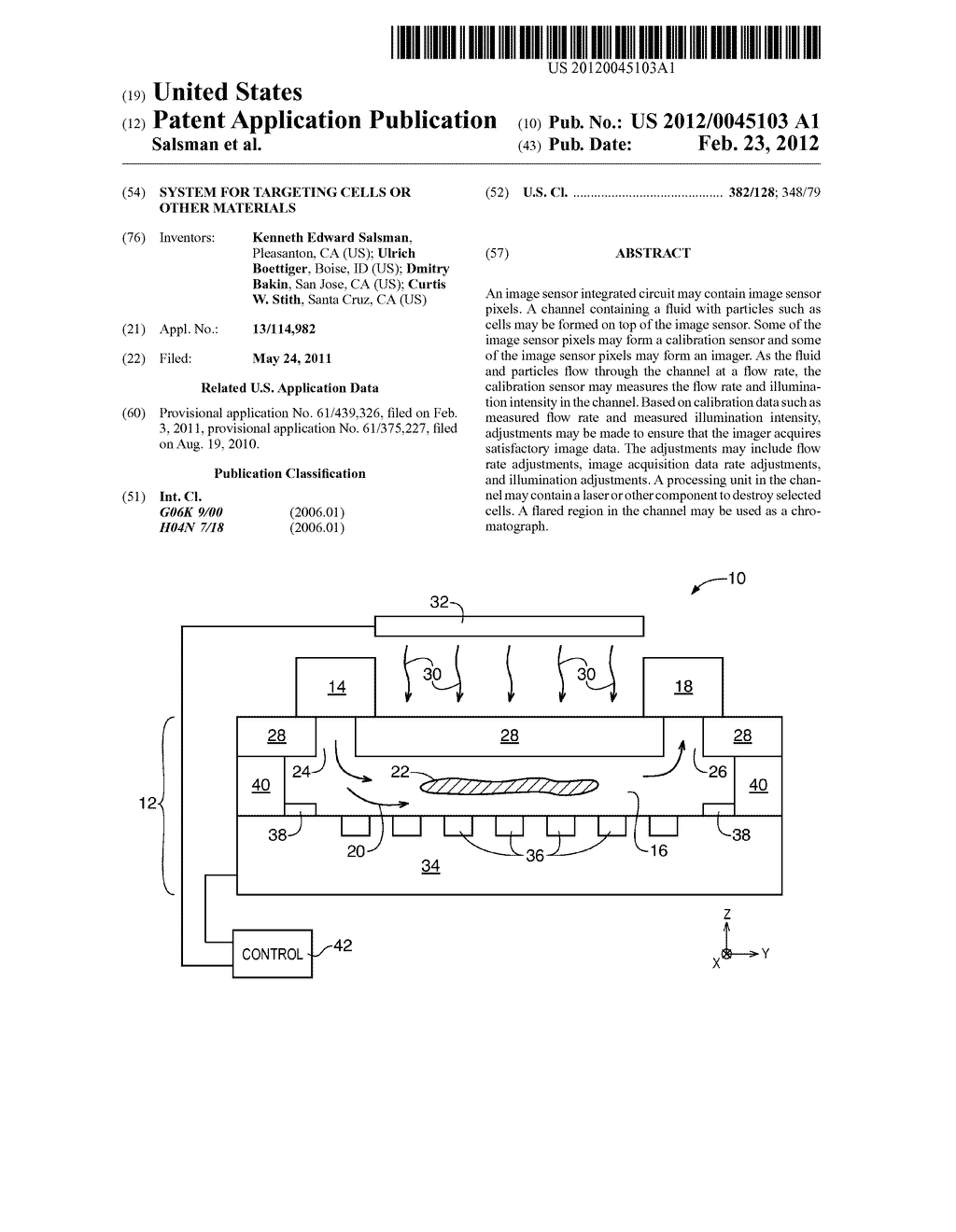 SYSTEM FOR TARGETING CELLS OR OTHER MATERIALS - diagram, schematic, and image 01