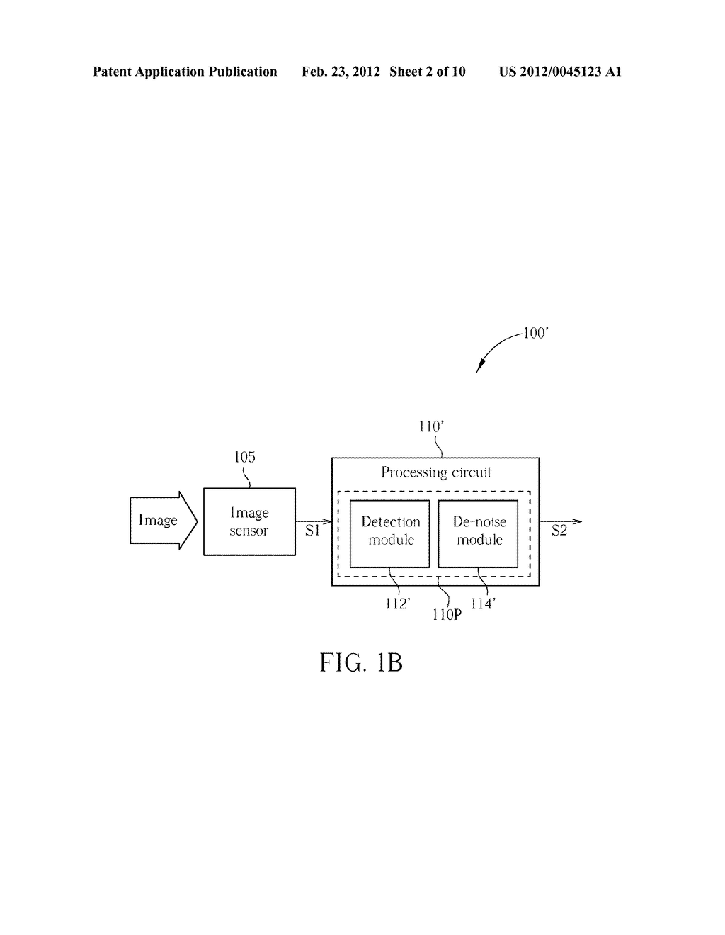 METHOD AND APPARATUS FOR PERFORMING DE-NOISE PROCESSING - diagram, schematic, and image 03