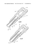 FIBER OPTIC CABLE ASSEMBLIES WITH MECHANICALLY INTERLOCKING CRIMP BANDS     AND METHODS OF MAKING THE ASSEMBLIES diagram and image