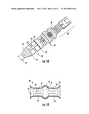 FIBER OPTIC CABLE ASSEMBLIES WITH MECHANICALLY INTERLOCKING CRIMP BANDS     AND METHODS OF MAKING THE ASSEMBLIES diagram and image