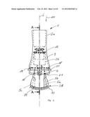 APPLICATOR AND COSMETIC DEVICE HAVING THE APPLICATOR diagram and image