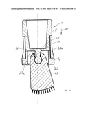 APPLICATOR AND COSMETIC DEVICE HAVING THE APPLICATOR diagram and image