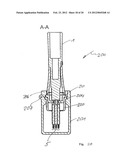 APPLICATOR AND COSMETIC DEVICE HAVING THE APPLICATOR diagram and image