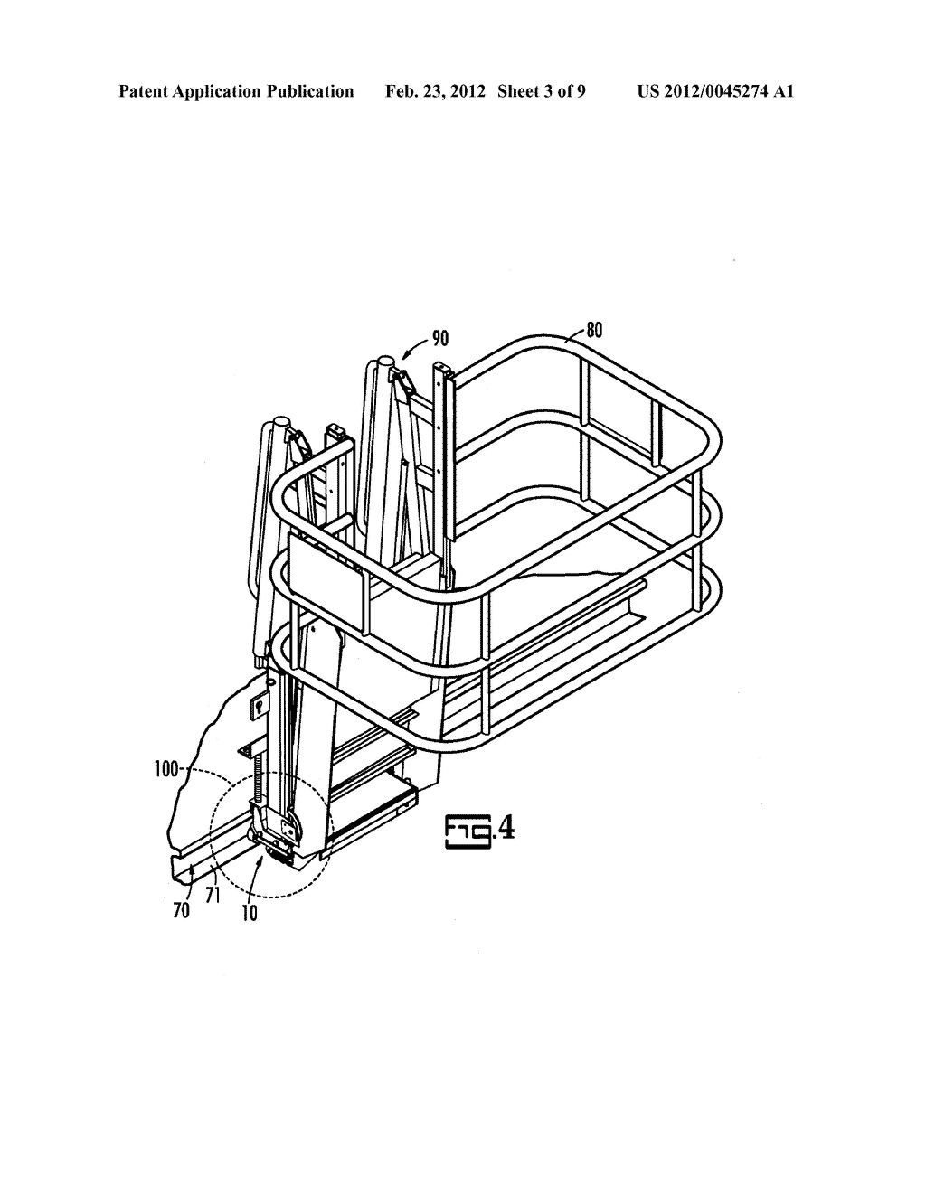 AUTOMATIC LOCKING DEVICE FOR TRACK MOUNTED GANGWAY - diagram, schematic, and image 04