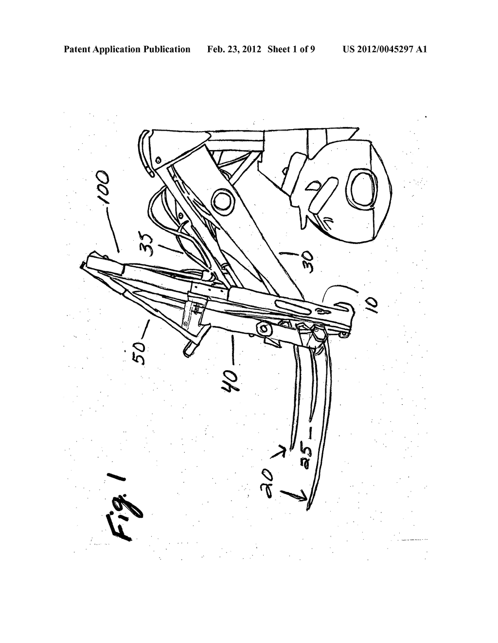 ADJUSTABLE TRACTOR ATTACHMENT FOR MOVING HAY BALES - diagram, schematic, and image 02