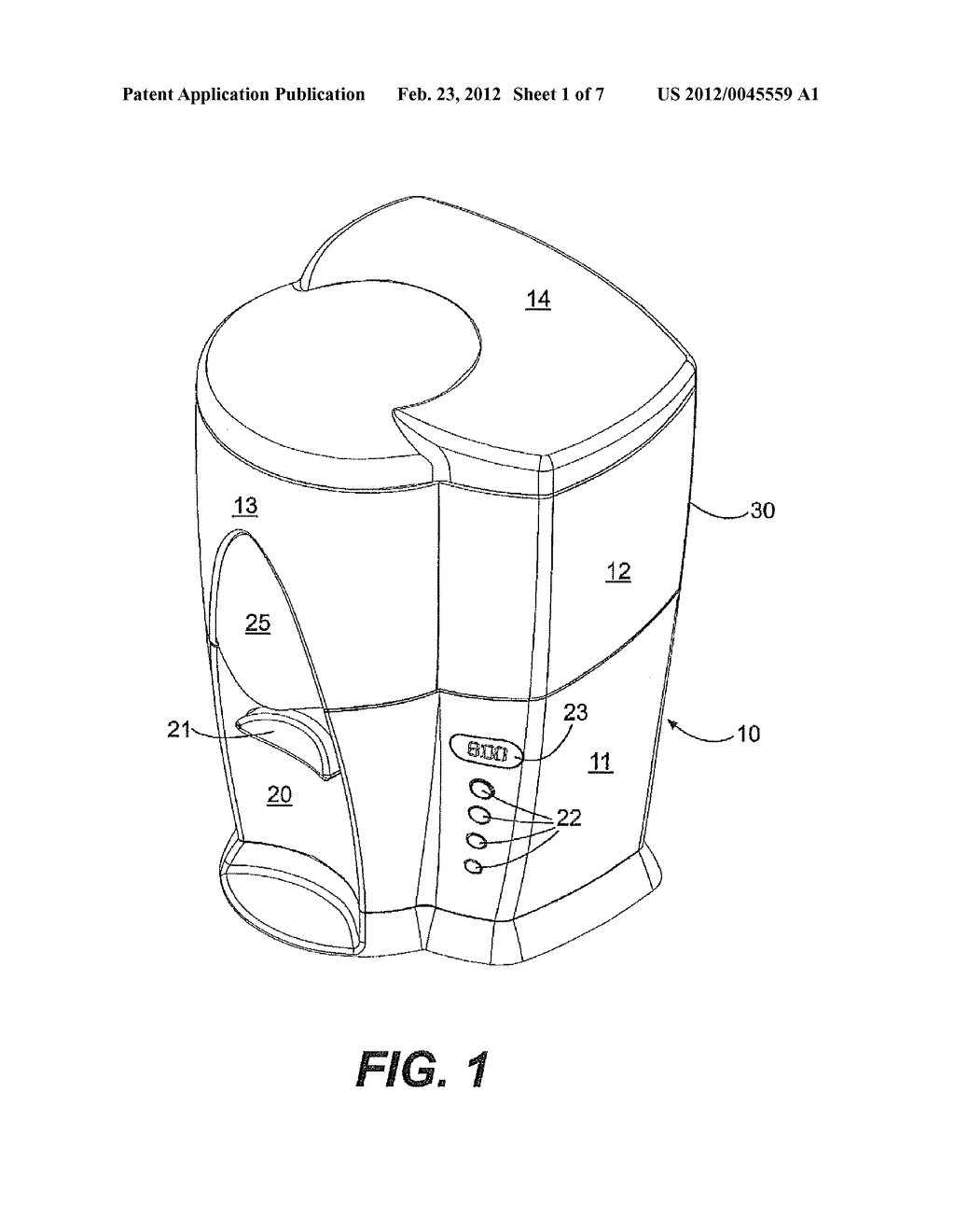 Hot Beverage Maker with Dispenser - diagram, schematic, and image 02