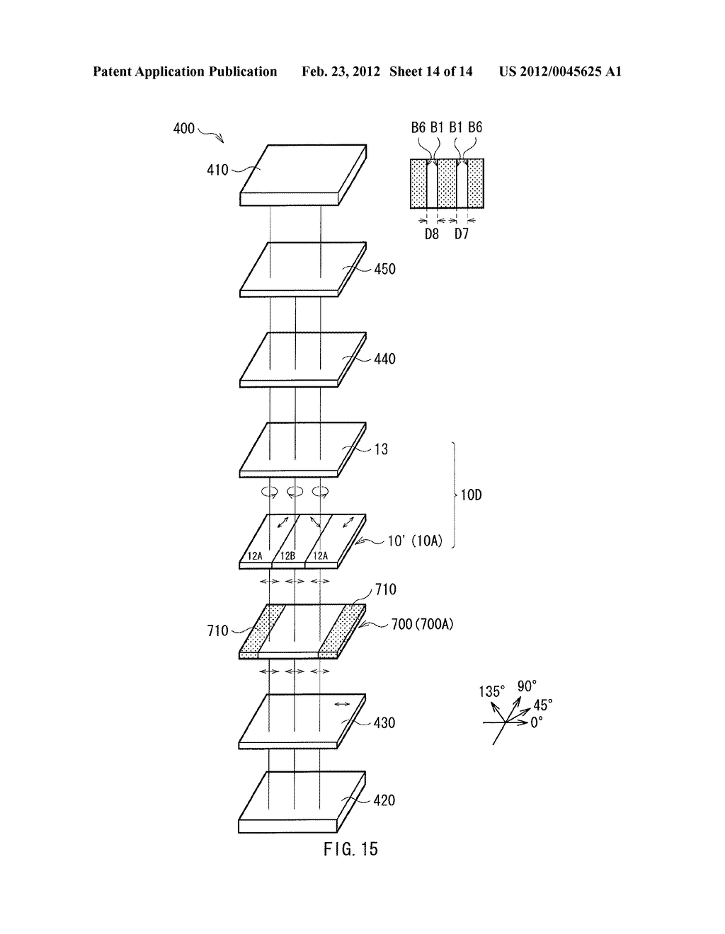 METHOD OF MANUFACTURING LAMINATE, METHOD OF MANUFACTURING RETARDATION     FILM, AND THE RETARDATION FILM - diagram, schematic, and image 15