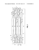 REPEATING FRAME BATTERY WITH COMPRESSION JOINING OF CELL TABS TO WELDED     CONNECTION TERMINALS diagram and image