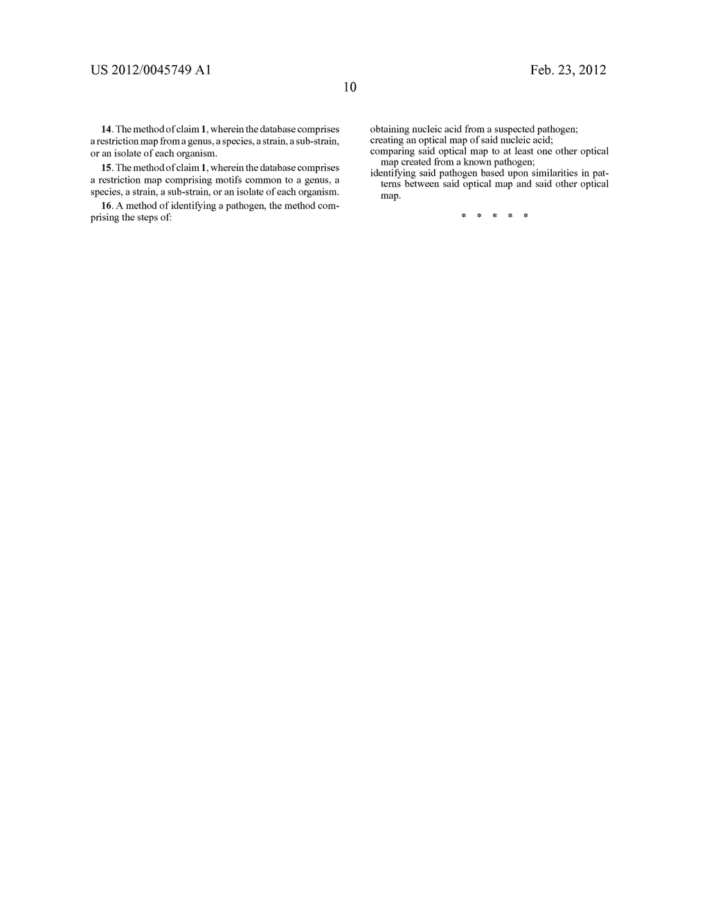 METHODS OF CATEGORIZING AN ORGANISM - diagram, schematic, and image 23