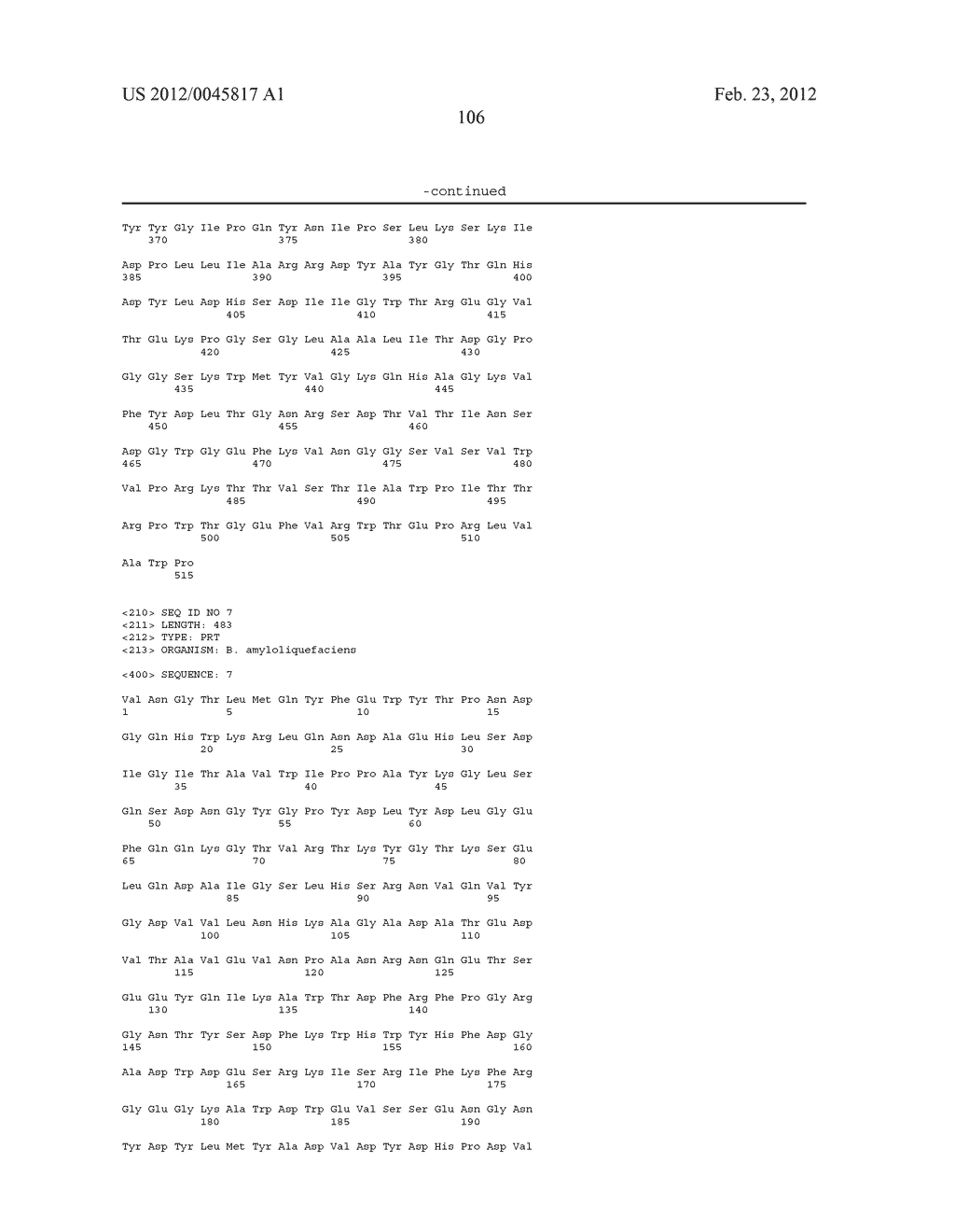 Compositions And Methods Comprising Alpha-Amylase Variants With Altered     Properties - diagram, schematic, and image 118