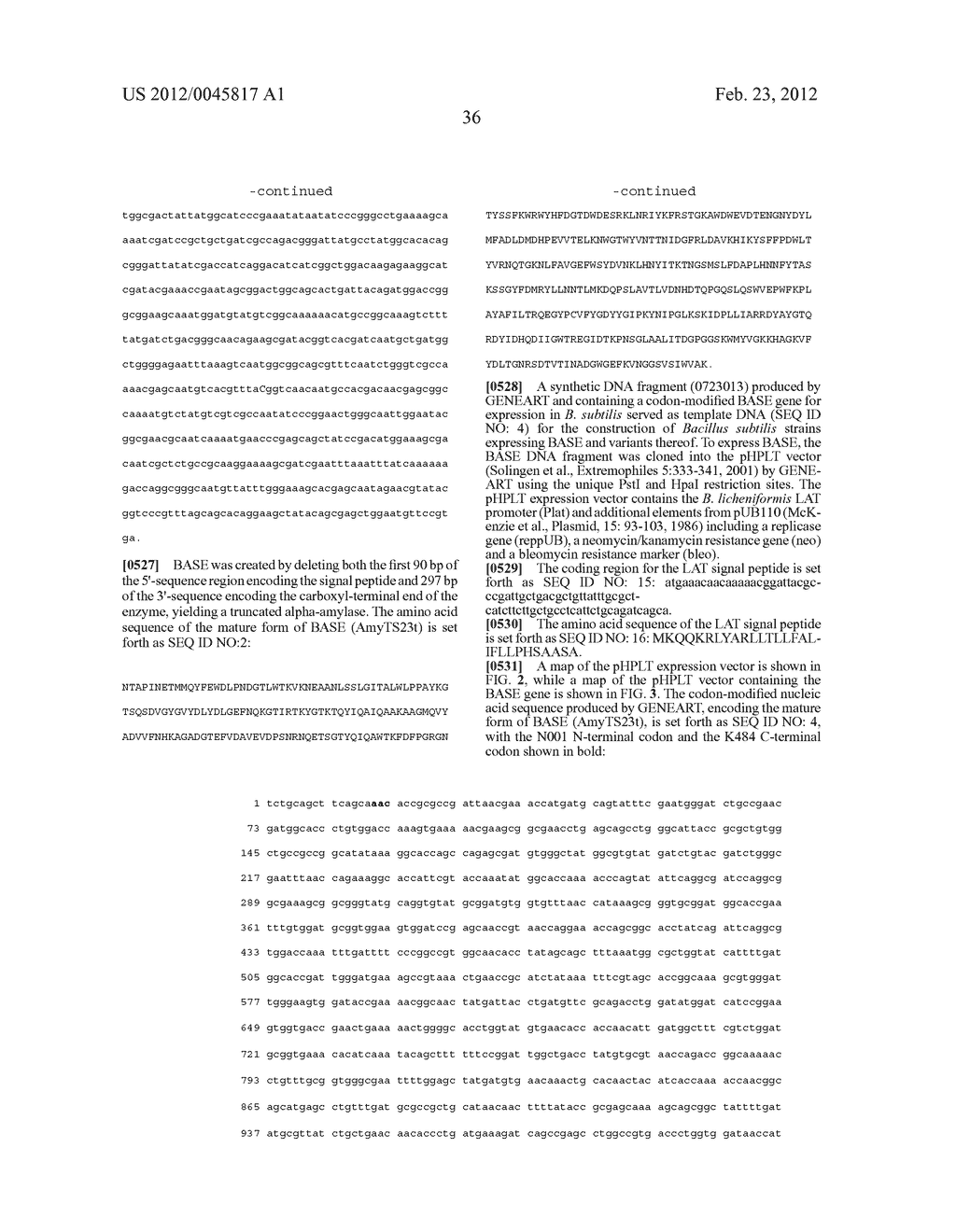 Compositions And Methods Comprising Alpha-Amylase Variants With Altered     Properties - diagram, schematic, and image 48