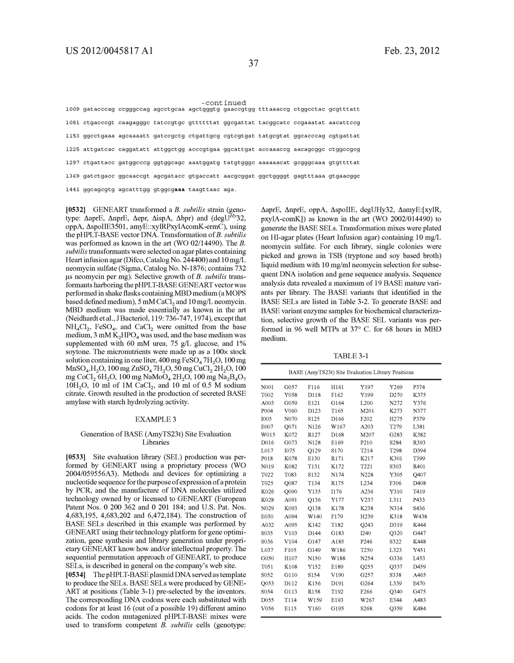 Compositions And Methods Comprising Alpha-Amylase Variants With Altered     Properties - diagram, schematic, and image 49
