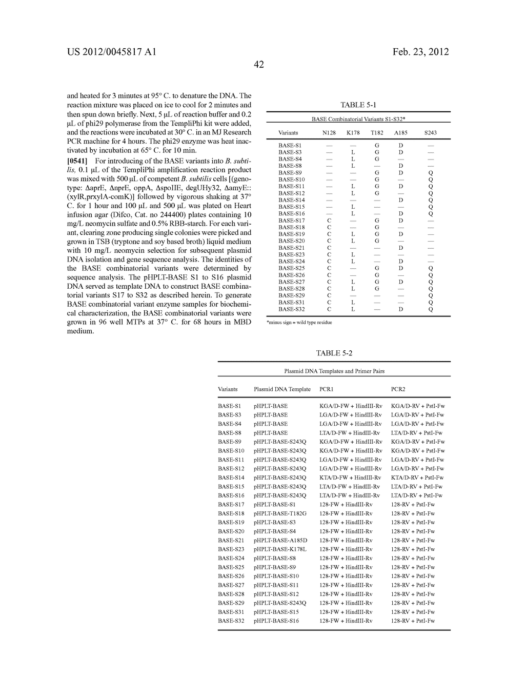 Compositions And Methods Comprising Alpha-Amylase Variants With Altered     Properties - diagram, schematic, and image 54