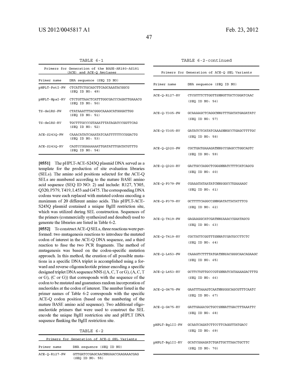Compositions And Methods Comprising Alpha-Amylase Variants With Altered     Properties - diagram, schematic, and image 59
