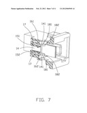 POWER CONNECTOR WITH IMPROVED LOCKING MEMBER EXPOSED TO THE EXTERIOR diagram and image