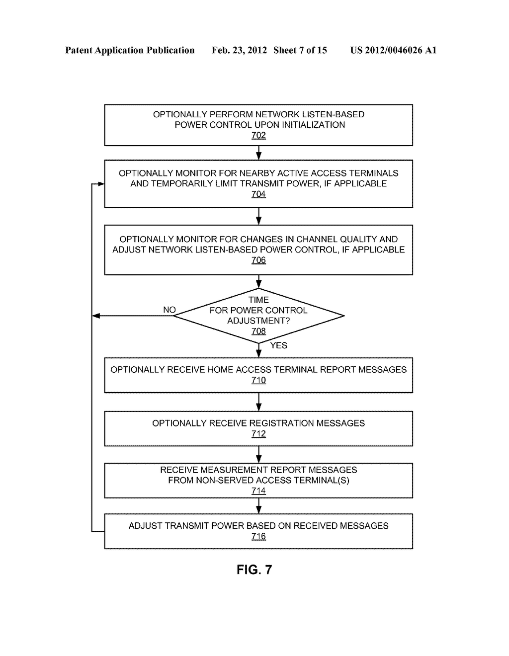 CONTROLLING ACCESS POINT TRANSMIT POWER BASED ON EVENT-TRIGGERED ACCESS     TERMINAL MESSAGING - diagram, schematic, and image 08