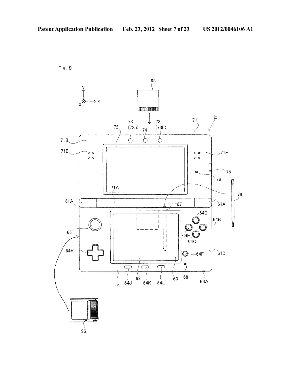 GAME SYSTEM, GAME DEVICE, STORAGE MEDIUM STORING GAME PROGRAM, AND GAME     PROCESS METHOD - diagram, schematic, and image 08