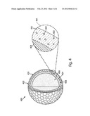 Golf Ball With Carbon Dioxide Absorbents diagram and image