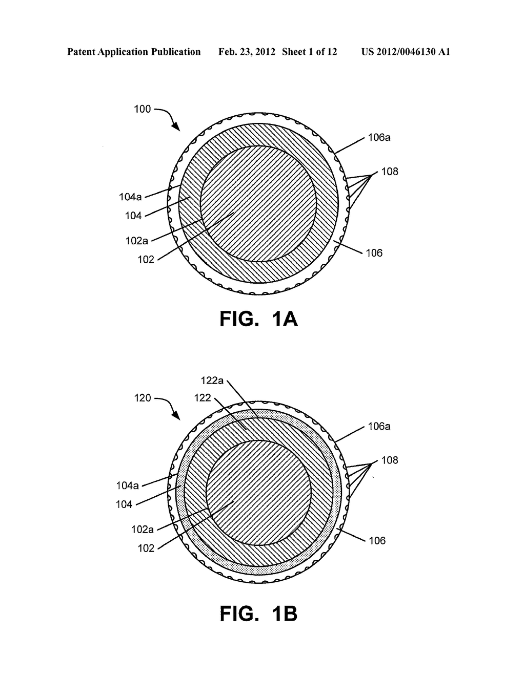 Golf Balls including Multiple Dimple Types and/or Multiple Layers of     Different Hardnesses - diagram, schematic, and image 02