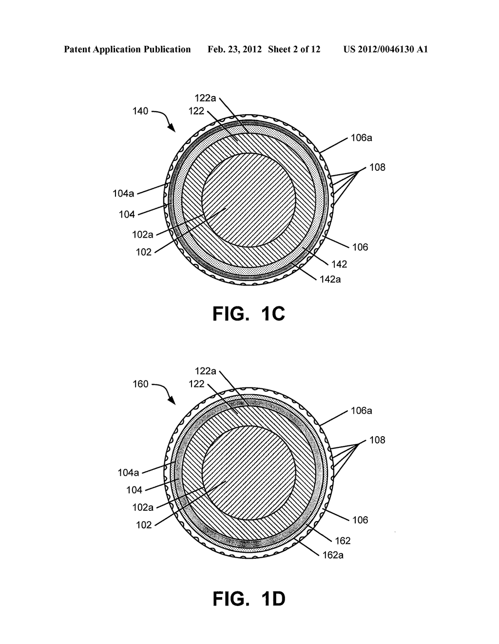 Golf Balls including Multiple Dimple Types and/or Multiple Layers of     Different Hardnesses - diagram, schematic, and image 03