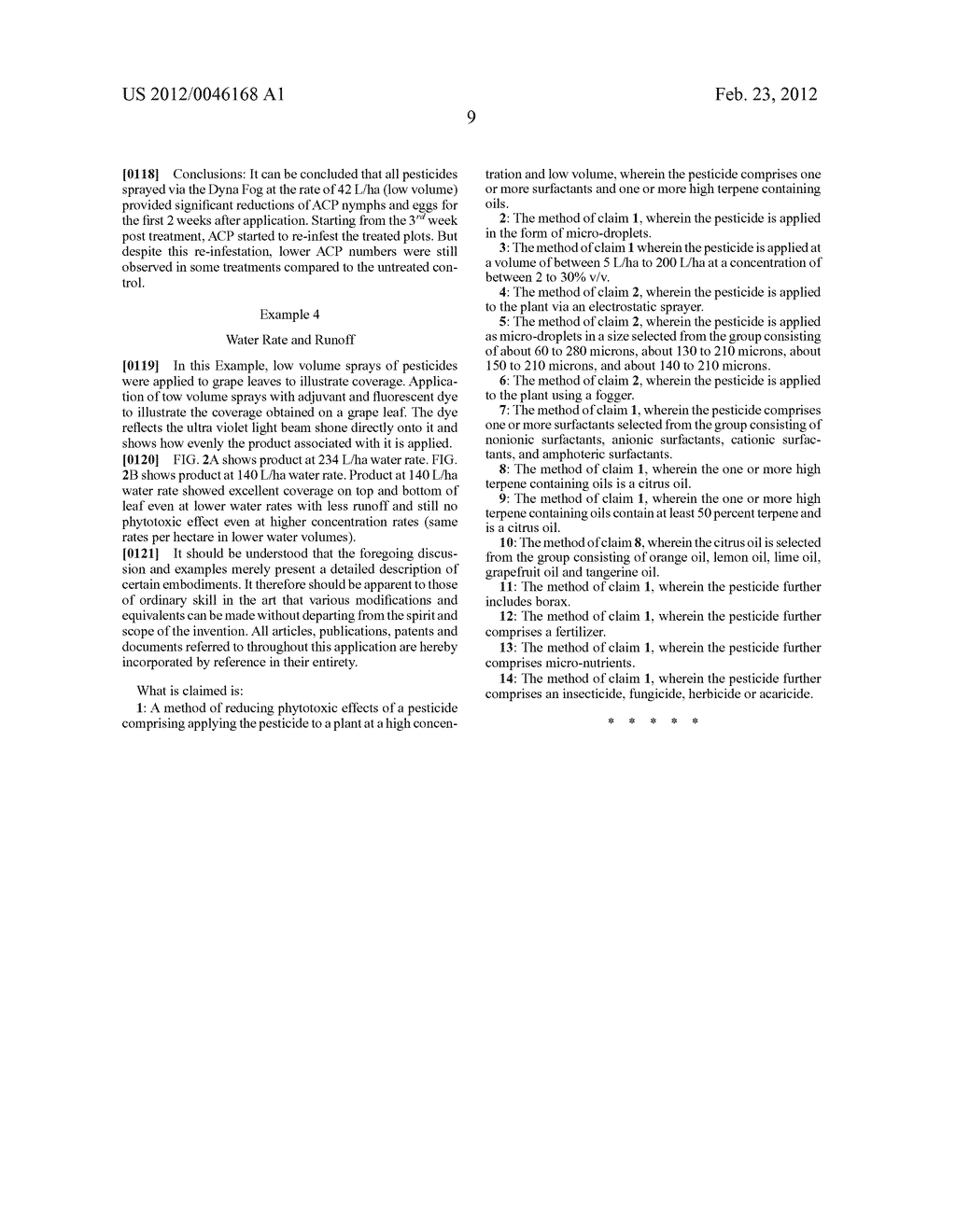 Methods of Reducing Phytotoxicity of a Pesticide - diagram, schematic, and image 12