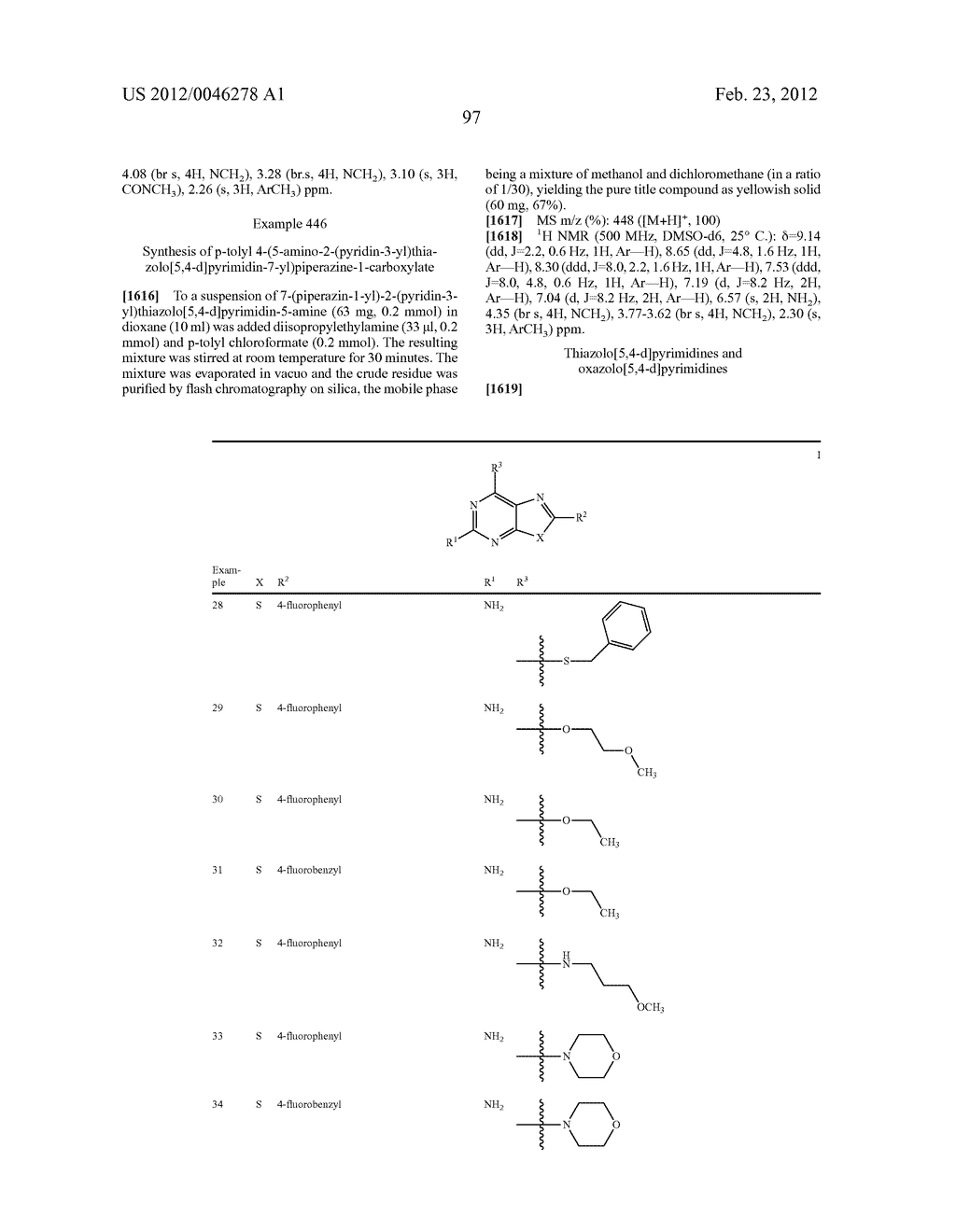 THIAZOLOPYRIMIDINE MODULATORS AS IMMUNOSUPPRESSIVE AGENTS - diagram, schematic, and image 98