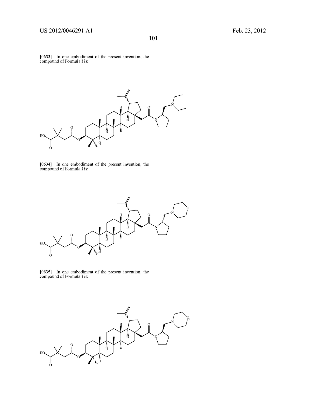 Extended Triterpene Derivatives - diagram, schematic, and image 101