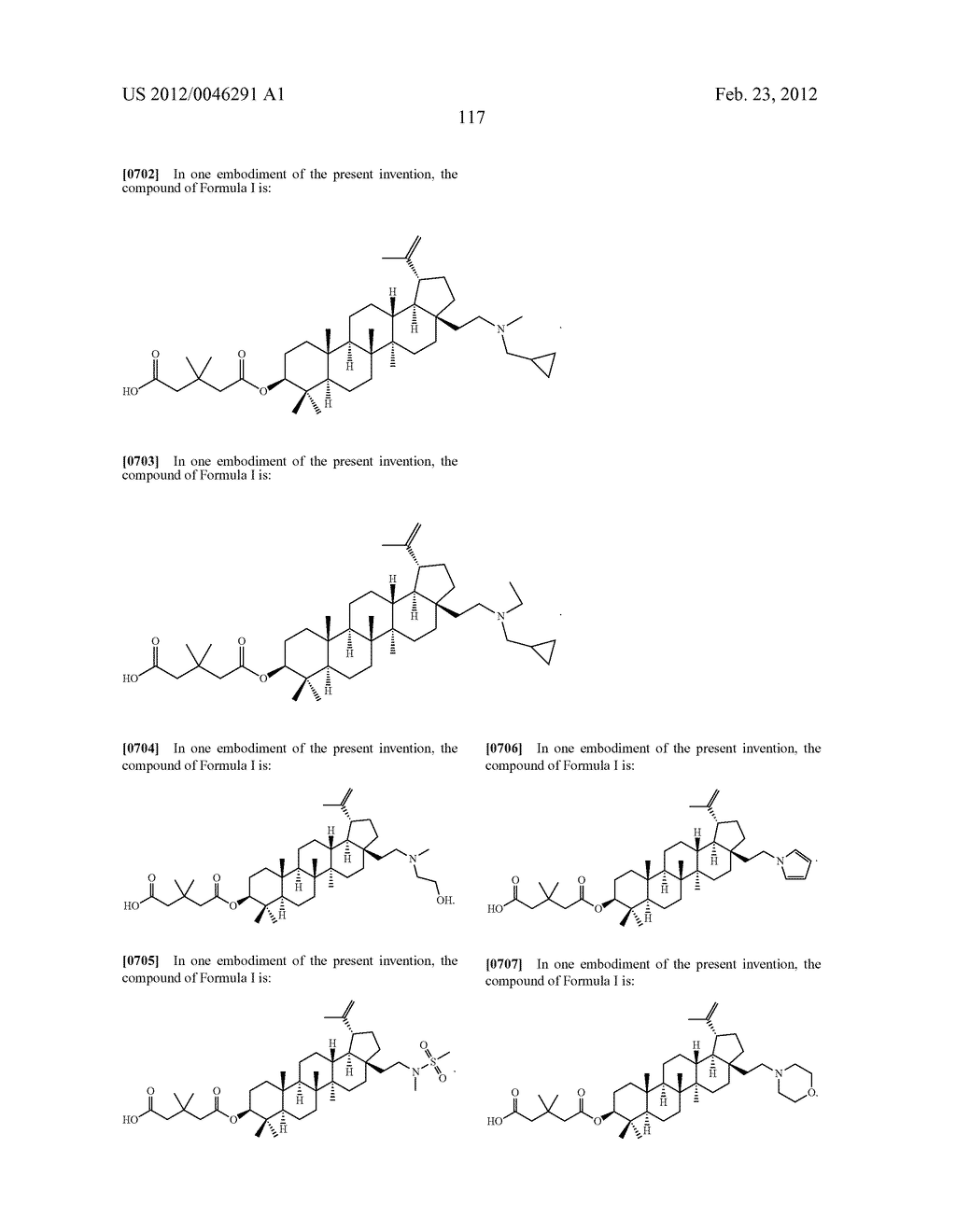 Extended Triterpene Derivatives - diagram, schematic, and image 117