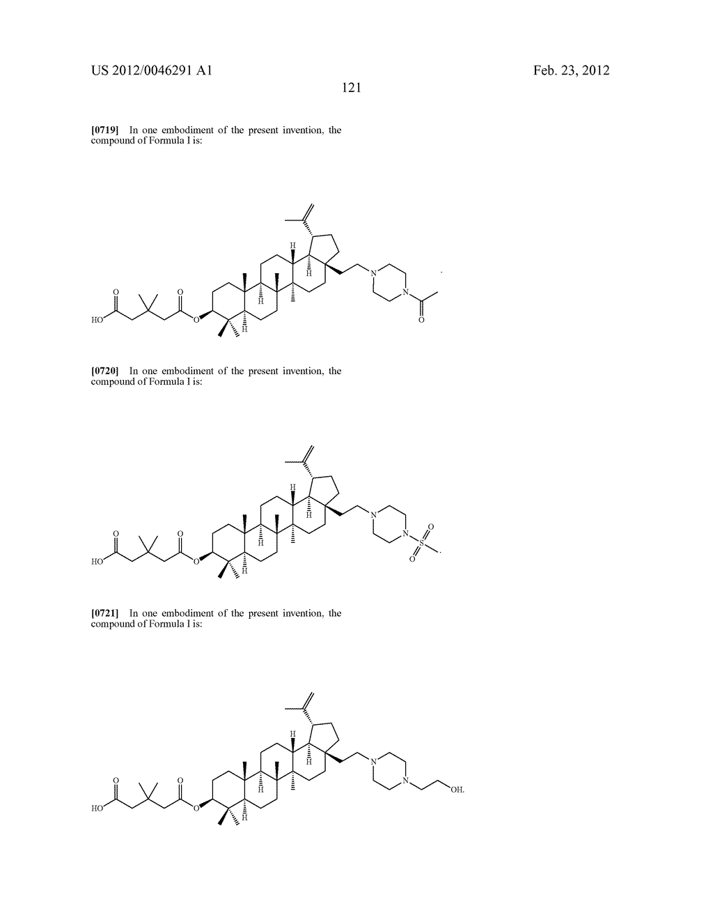 Extended Triterpene Derivatives - diagram, schematic, and image 121