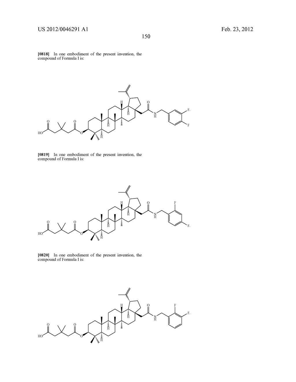 Extended Triterpene Derivatives - diagram, schematic, and image 150