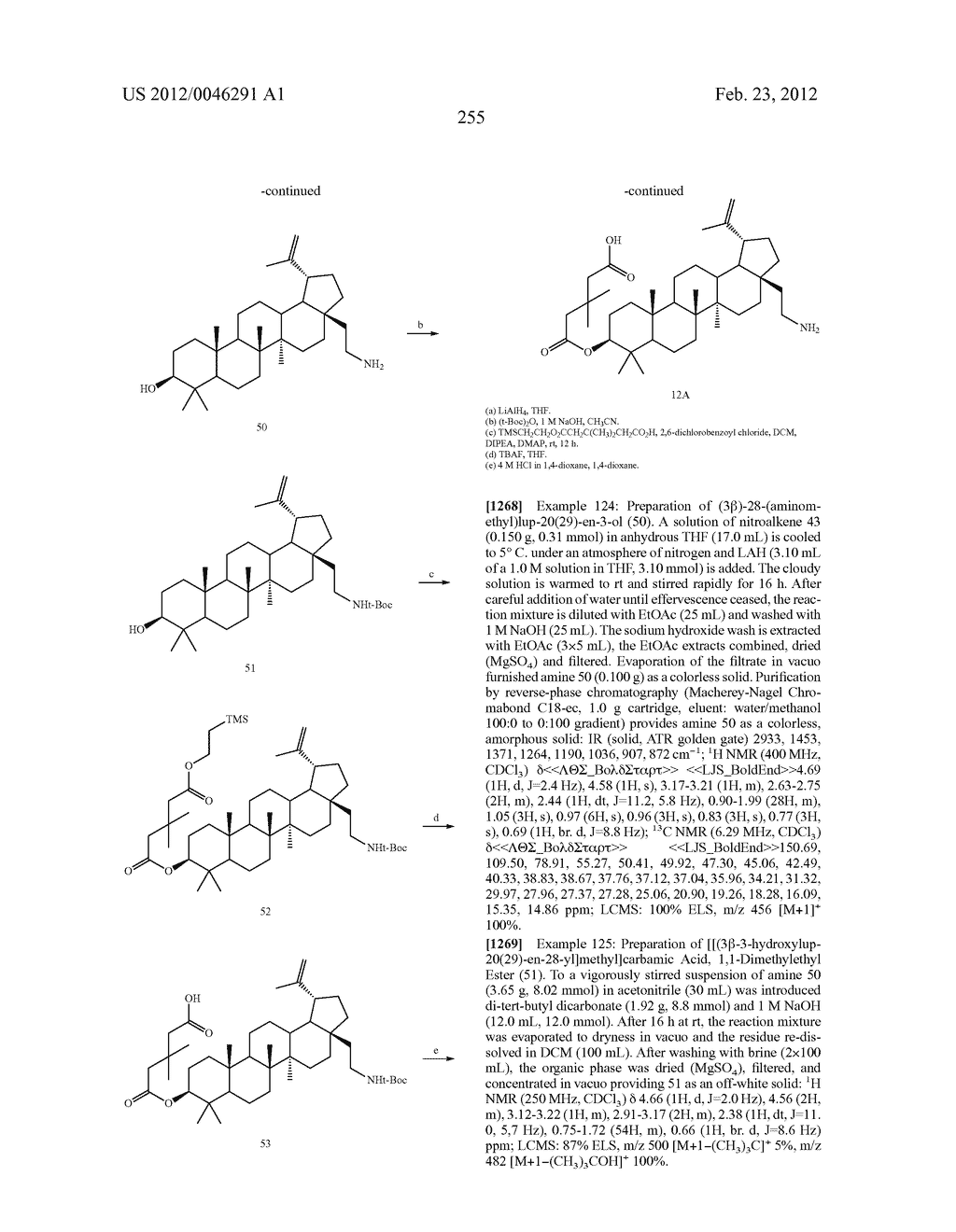 Extended Triterpene Derivatives - diagram, schematic, and image 255