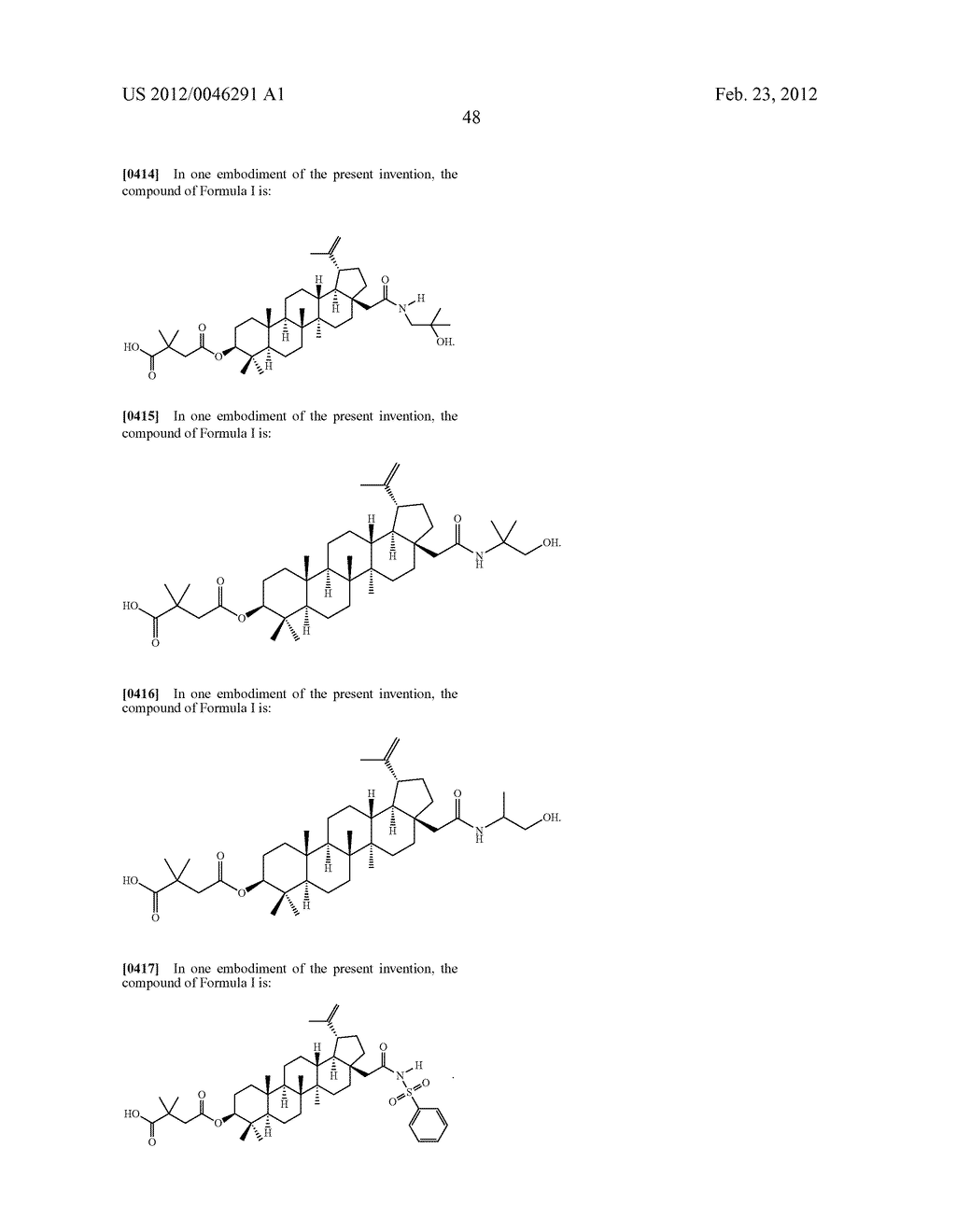 Extended Triterpene Derivatives - diagram, schematic, and image 50