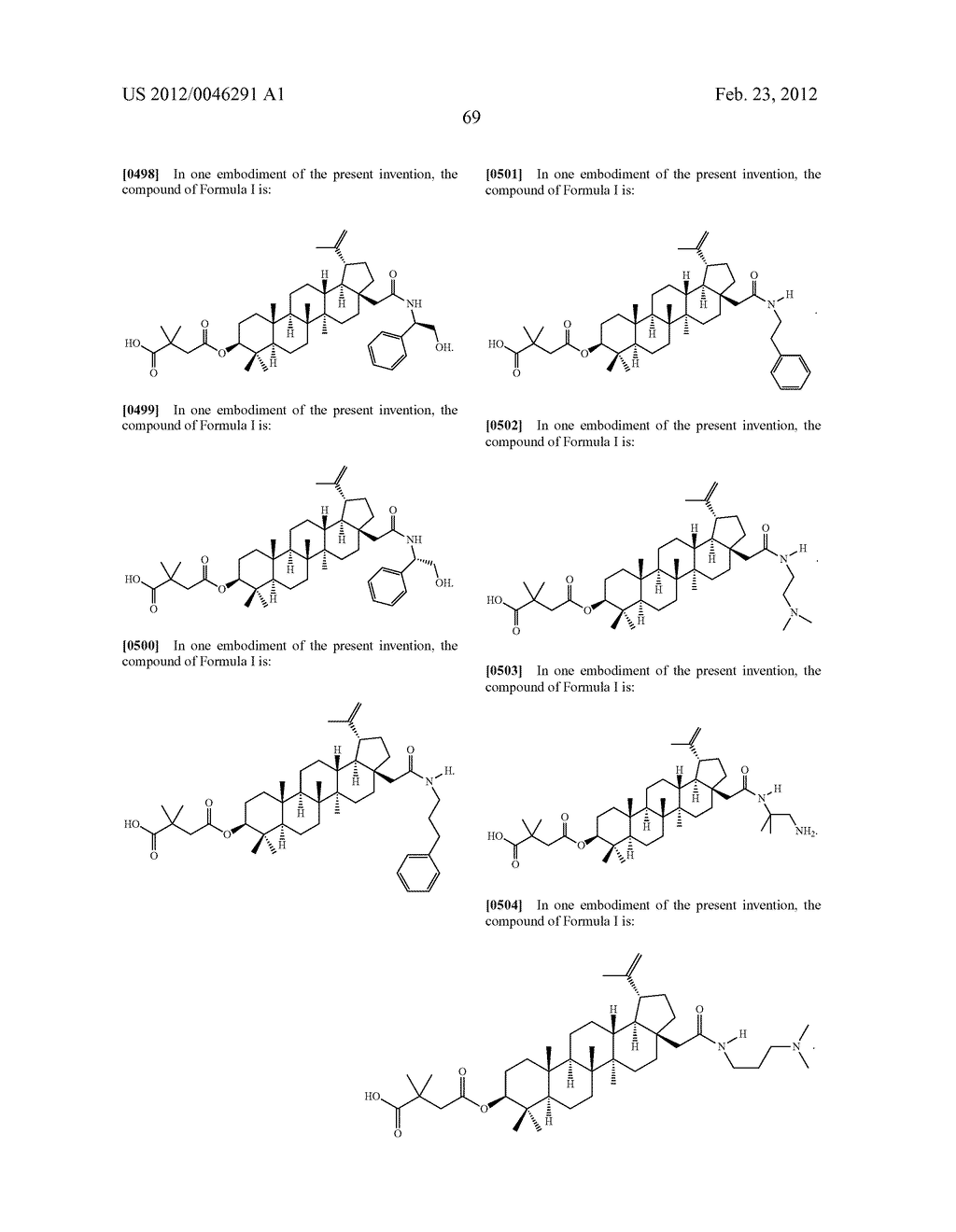 Extended Triterpene Derivatives - diagram, schematic, and image 71