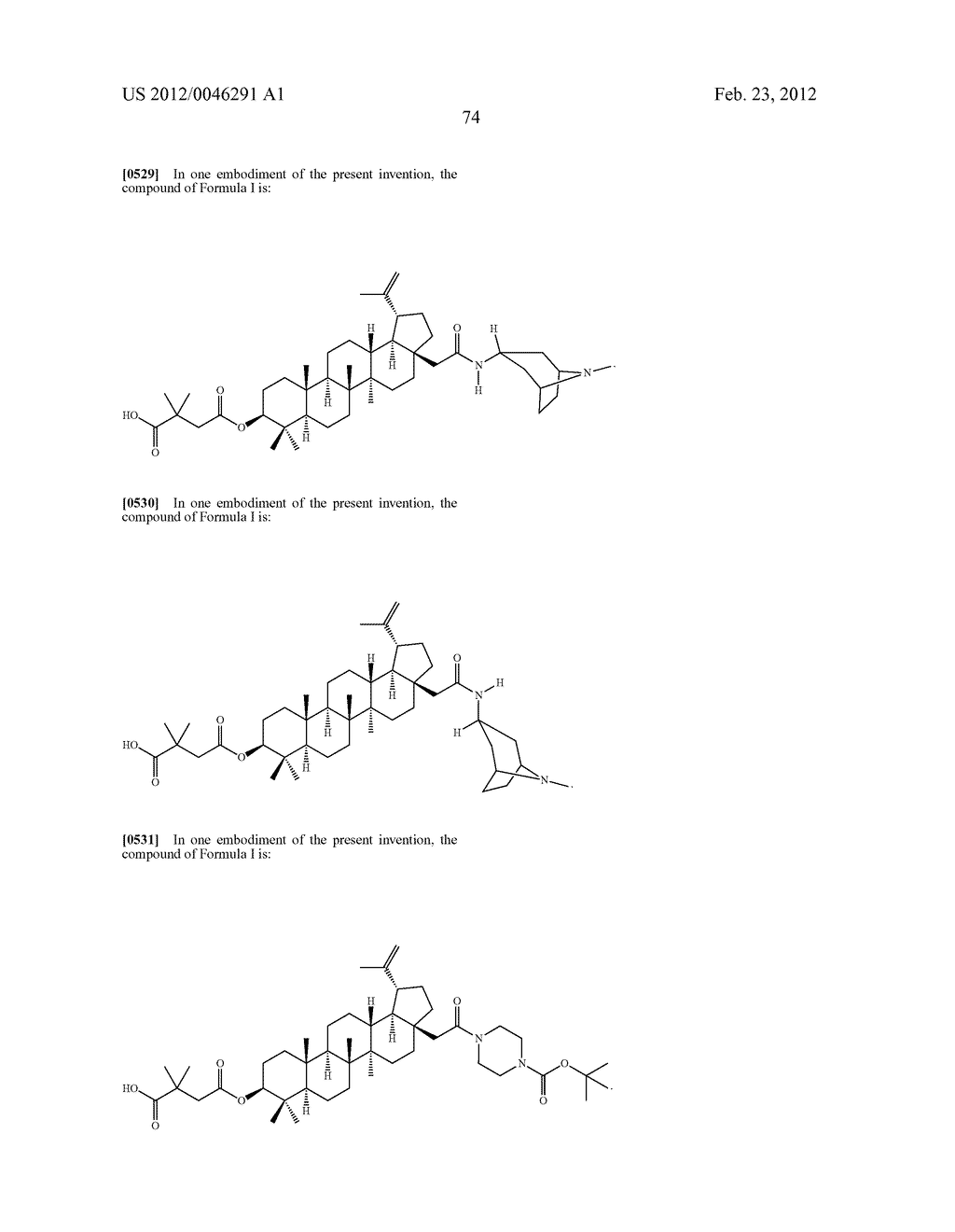 Extended Triterpene Derivatives - diagram, schematic, and image 76