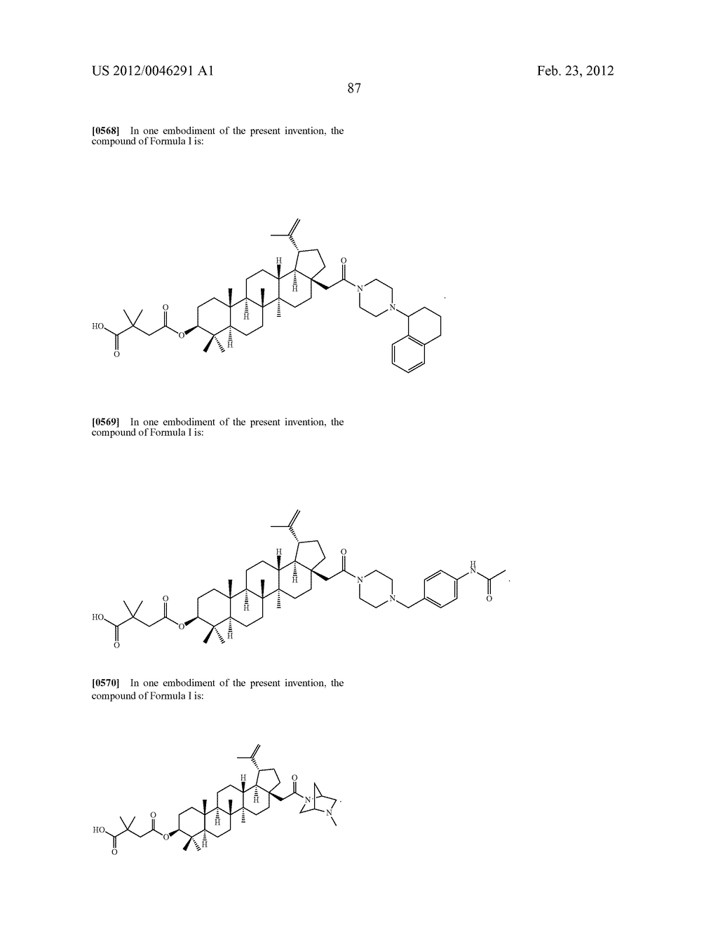 Extended Triterpene Derivatives - diagram, schematic, and image 87