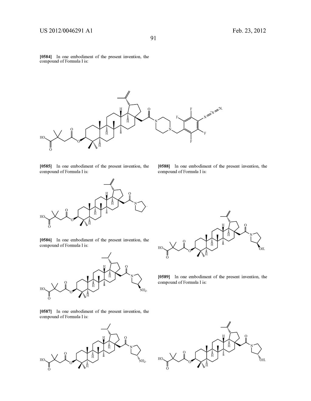 Extended Triterpene Derivatives - diagram, schematic, and image 91