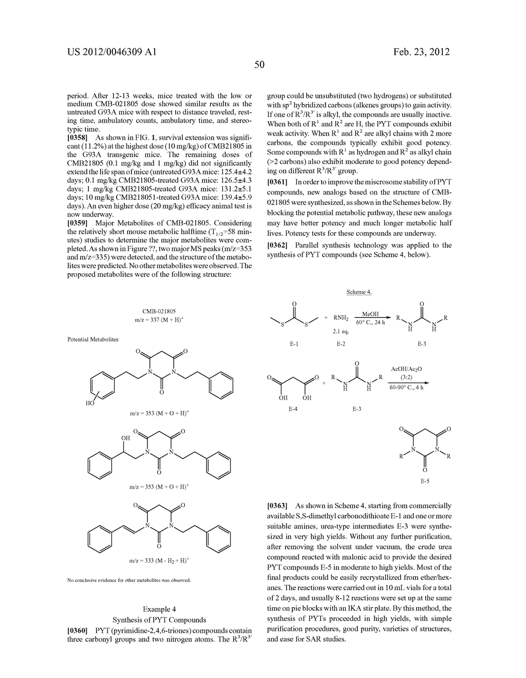 PYRIMIDINE-2,4,6-TRIONES FOR USE IN THE TREATMENT OF AMYOTROPHIC LATERAL     SCLEROSIS - diagram, schematic, and image 62