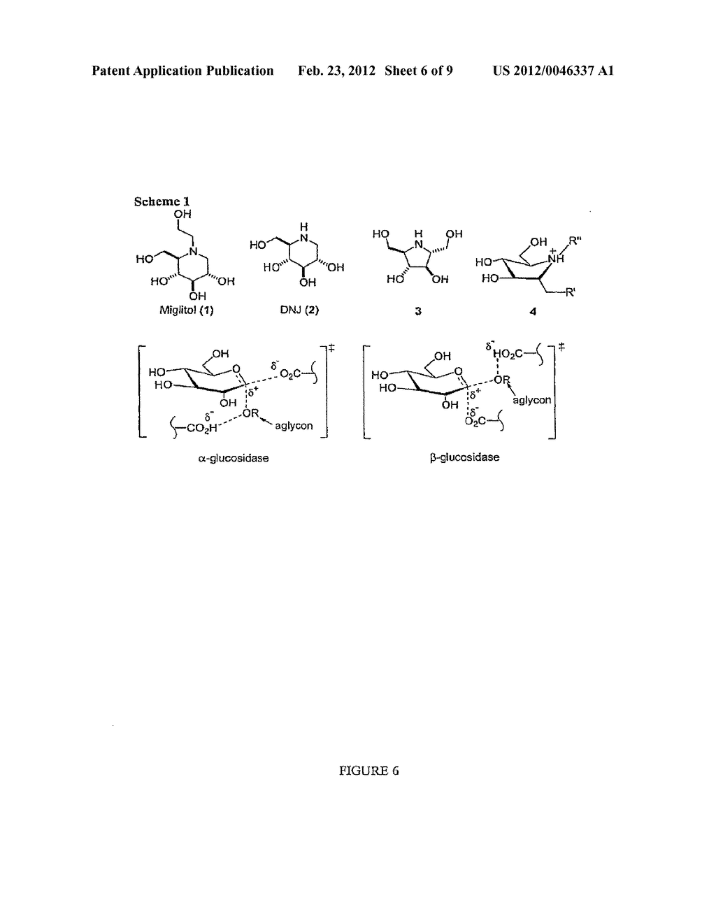 Novel Five-Membered Iminocyclitol Derivatives as Selective and Potent     Glycosidase Inhibitors: New Structures for Antivirals and Osteoarthritis     Therapeutics - diagram, schematic, and image 07