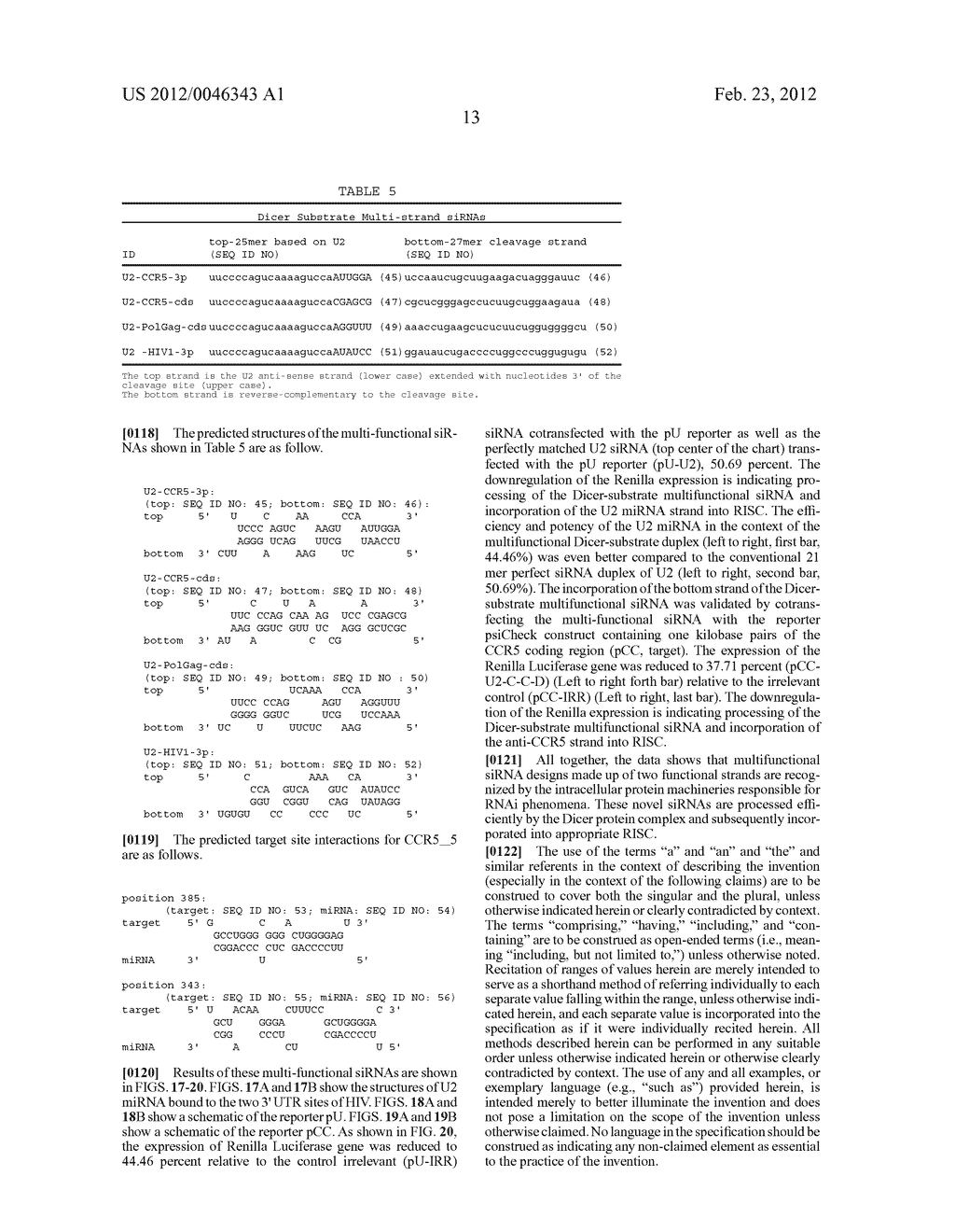 MULTI-TARGETING SHORT INTERFERING RNAs - diagram, schematic, and image 35