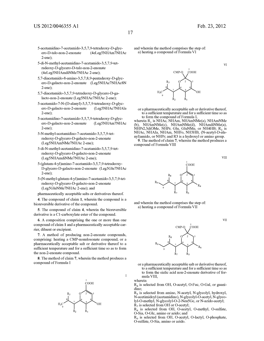 INHIBITORS OF SIALIDASE OR SIALIDASE-LIKE ENZYMES - diagram, schematic, and image 24