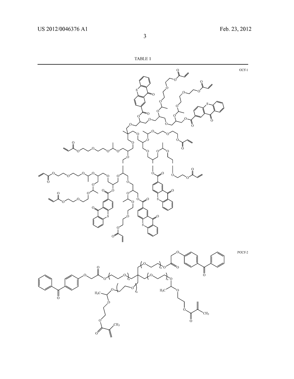 POLYMERIZABLE POLYMERIC PHOTOINITIATORS AND RADIATION CURABLE COMPOSITIONS - diagram, schematic, and image 04