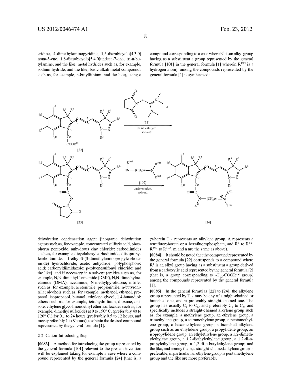 PYRAZOLE-BASED CYANINE DYE CONTAINING QUATERNARY AMMONIUM CATION - diagram, schematic, and image 12