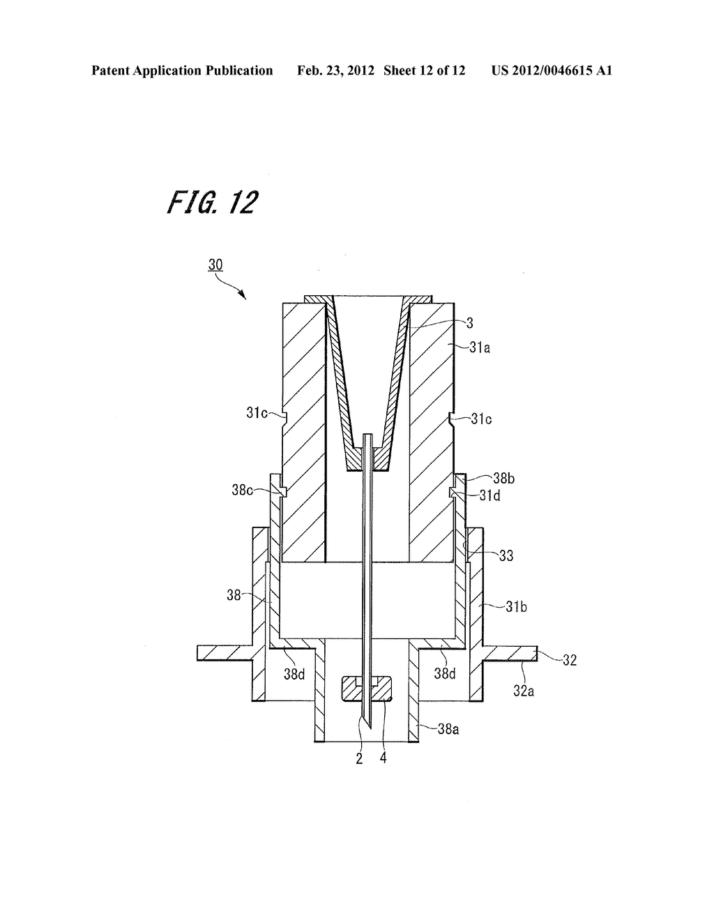 SYRINGE NEEDLE ASSEMBLY AND MEDICAMENT INJECTION DEVICE - diagram, schematic, and image 13