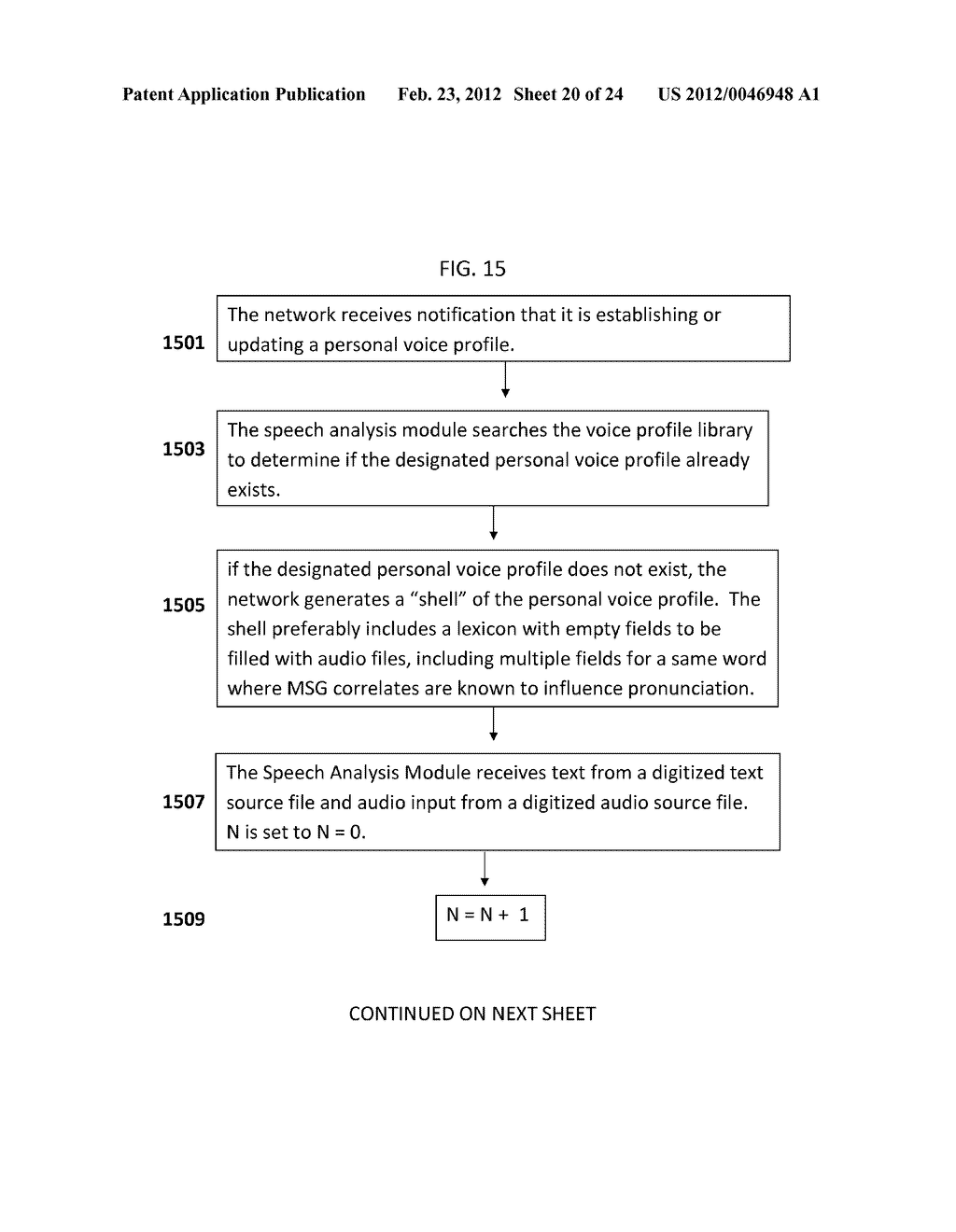 METHOD AND APPARATUS FOR GENERATING AND DISTRIBUTING CUSTOM VOICE     RECORDINGS OF PRINTED TEXT - diagram, schematic, and image 21