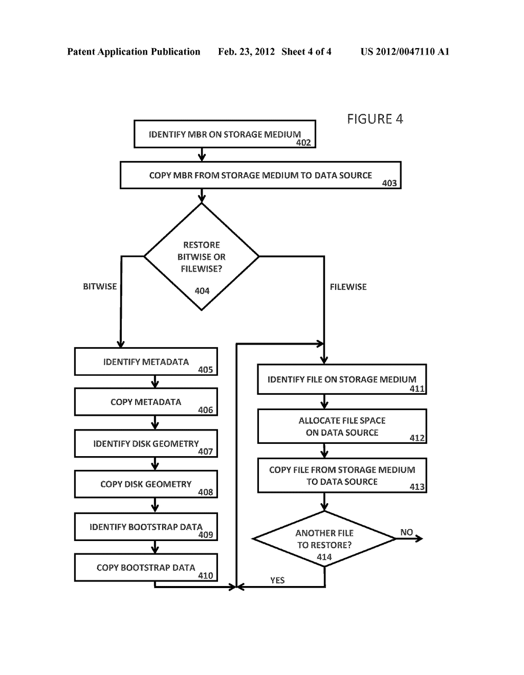 System and Method for Automatic Data Defragmentation When Restoring a Disk - diagram, schematic, and image 05