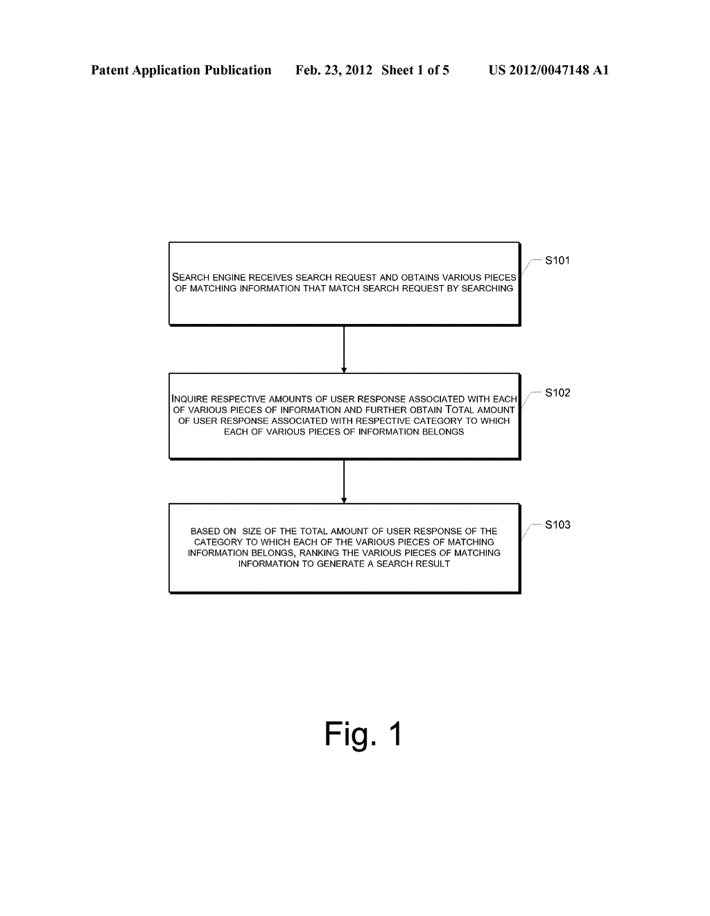 Method for Generating Search Result and System for Information Search - diagram, schematic, and image 02